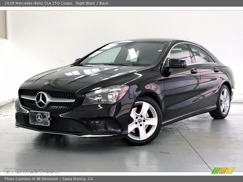 Night Black / Black 2018 Mercedes-Benz CLA 250 Coupe