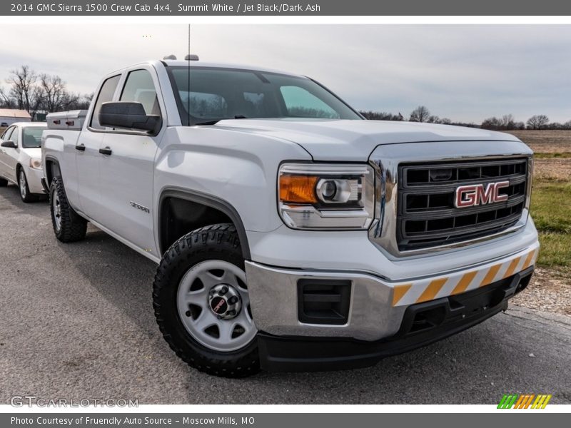Summit White / Jet Black/Dark Ash 2014 GMC Sierra 1500 Crew Cab 4x4