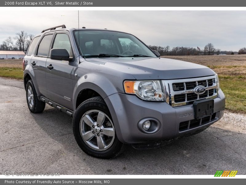 Silver Metallic / Stone 2008 Ford Escape XLT V6