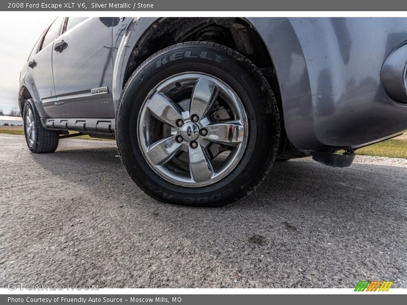 Silver Metallic / Stone 2008 Ford Escape XLT V6