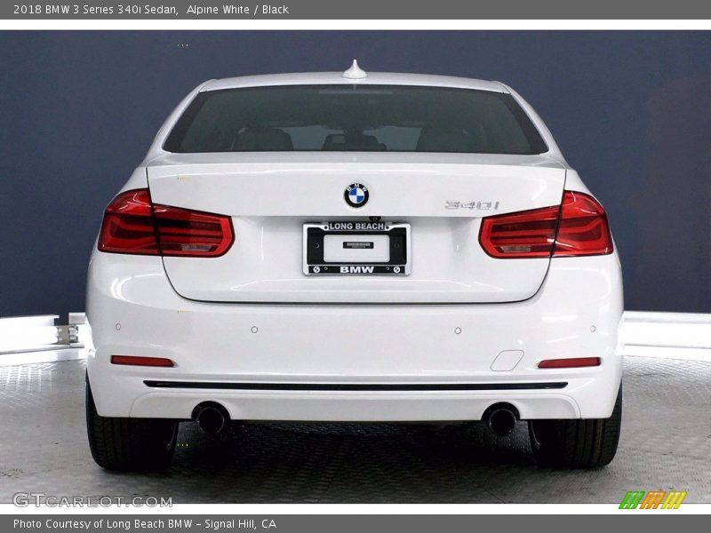 Alpine White / Black 2018 BMW 3 Series 340i Sedan