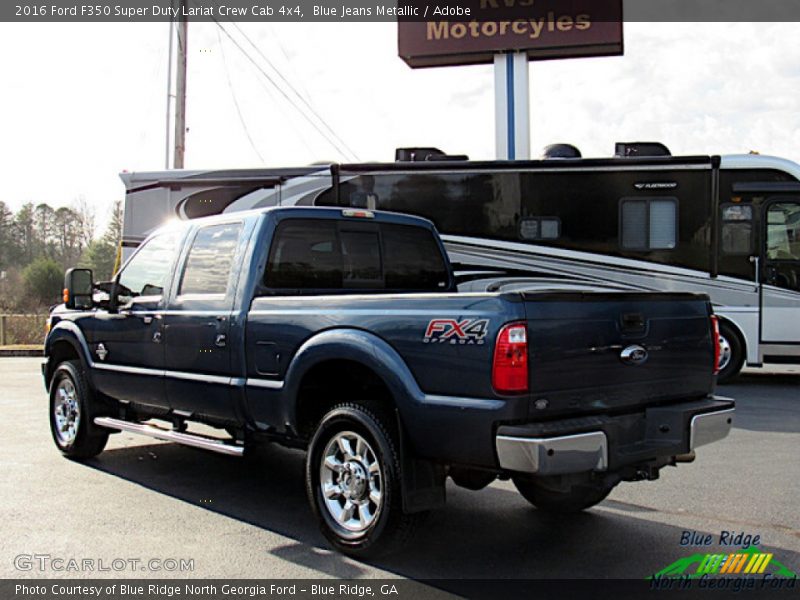 Blue Jeans Metallic / Adobe 2016 Ford F350 Super Duty Lariat Crew Cab 4x4