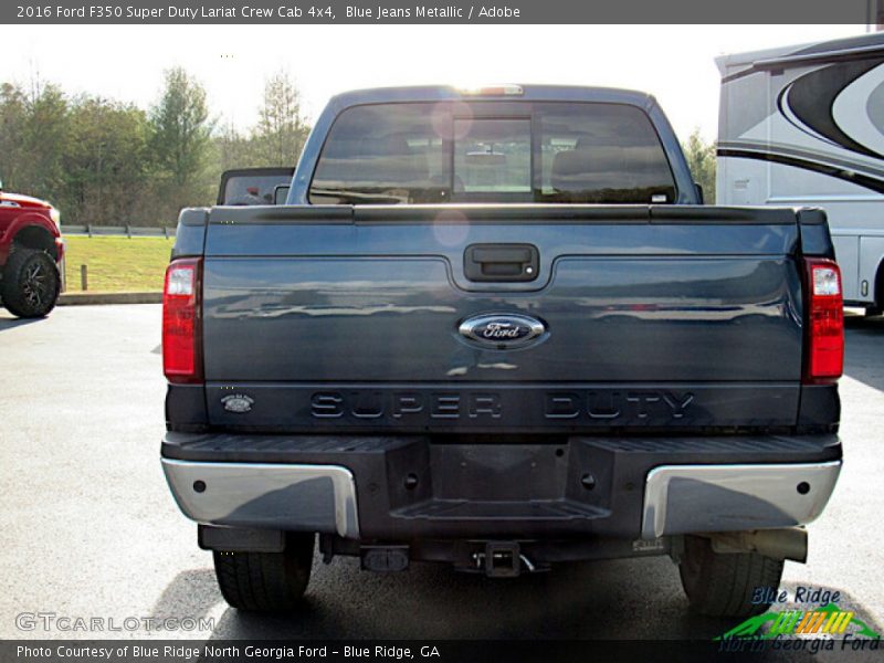 Blue Jeans Metallic / Adobe 2016 Ford F350 Super Duty Lariat Crew Cab 4x4