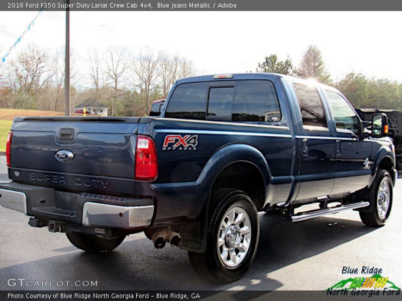 Blue Jeans Metallic / Adobe 2016 Ford F350 Super Duty Lariat Crew Cab 4x4