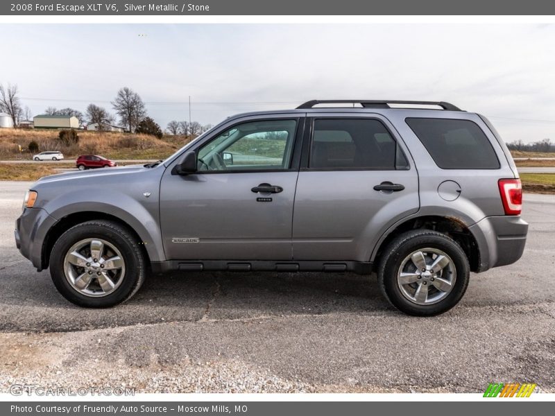 Silver Metallic / Stone 2008 Ford Escape XLT V6