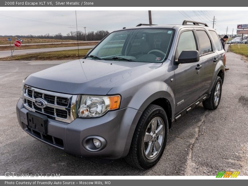 Silver Metallic / Stone 2008 Ford Escape XLT V6