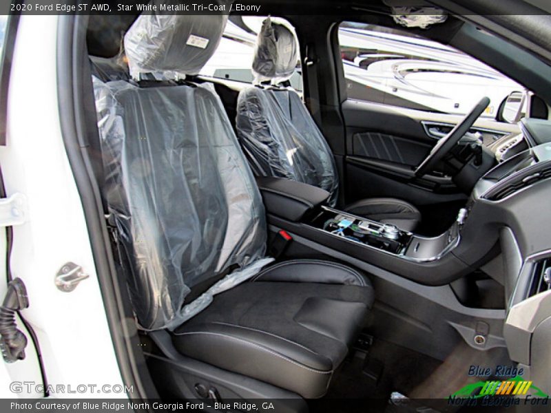 Star White Metallic Tri-Coat / Ebony 2020 Ford Edge ST AWD