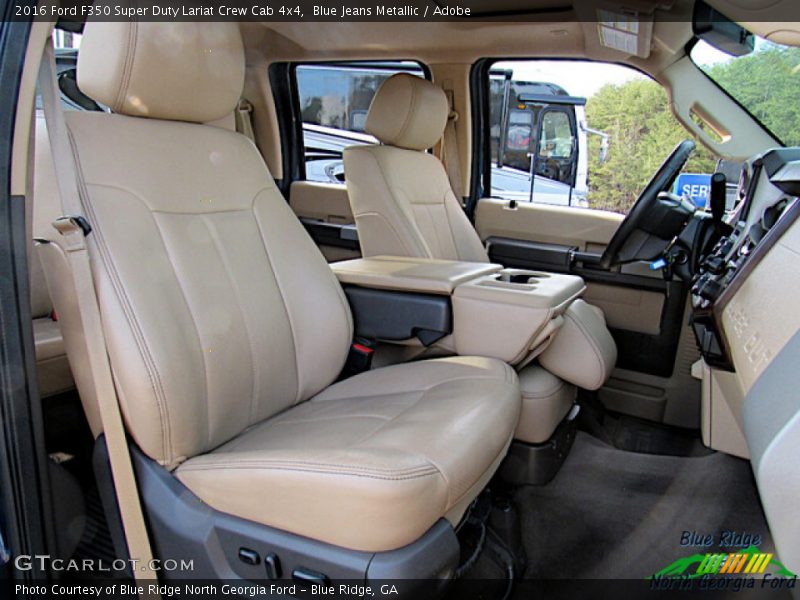 Blue Jeans Metallic / Adobe 2016 Ford F350 Super Duty Lariat Crew Cab 4x4