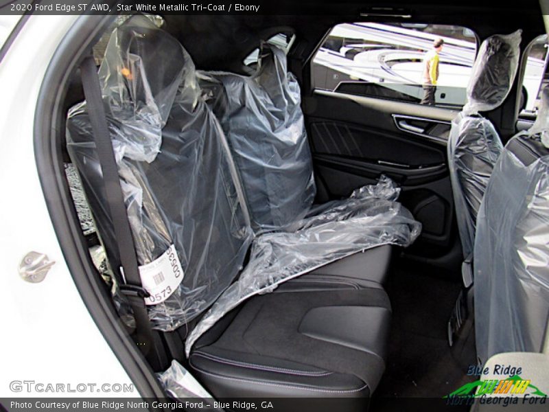 Star White Metallic Tri-Coat / Ebony 2020 Ford Edge ST AWD