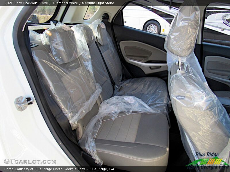 Diamond White / Medium Light Stone 2020 Ford EcoSport S 4WD