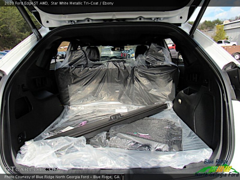 Star White Metallic Tri-Coat / Ebony 2020 Ford Edge ST AWD