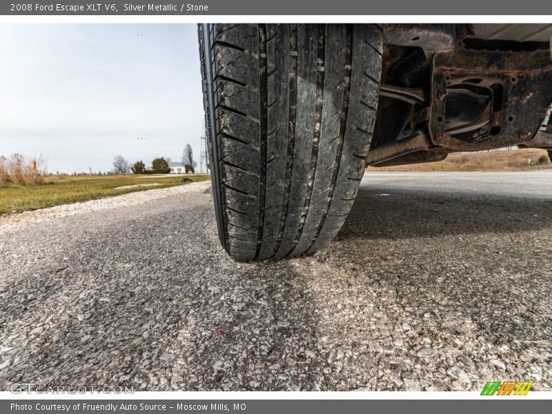 Silver Metallic / Stone 2008 Ford Escape XLT V6