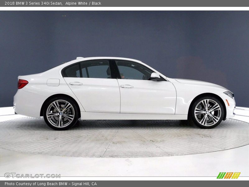 Alpine White / Black 2018 BMW 3 Series 340i Sedan