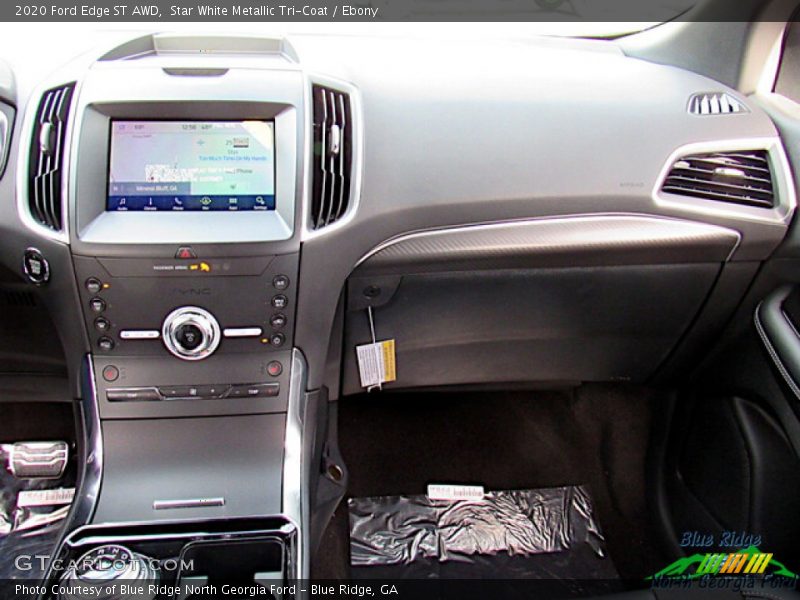 Star White Metallic Tri-Coat / Ebony 2020 Ford Edge ST AWD