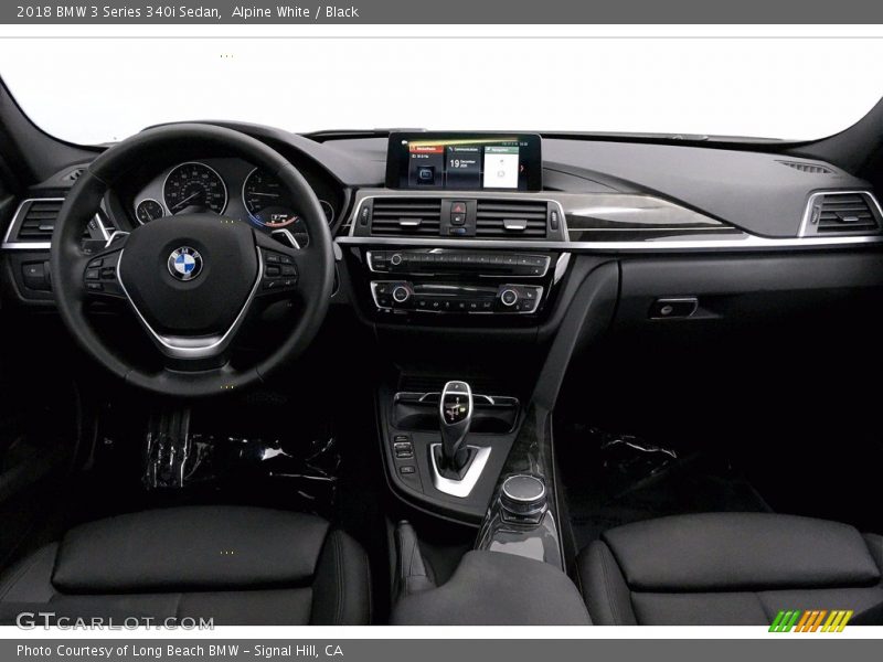 Alpine White / Black 2018 BMW 3 Series 340i Sedan