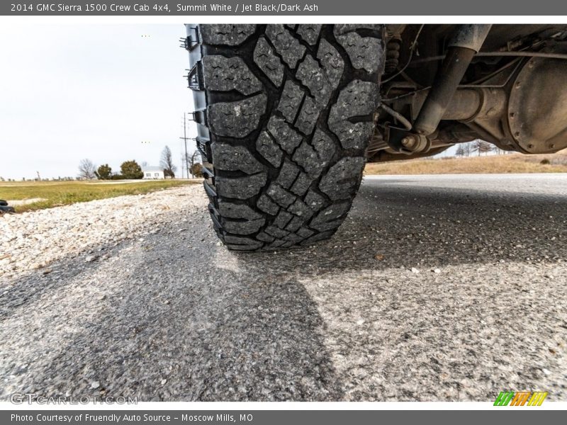 Summit White / Jet Black/Dark Ash 2014 GMC Sierra 1500 Crew Cab 4x4