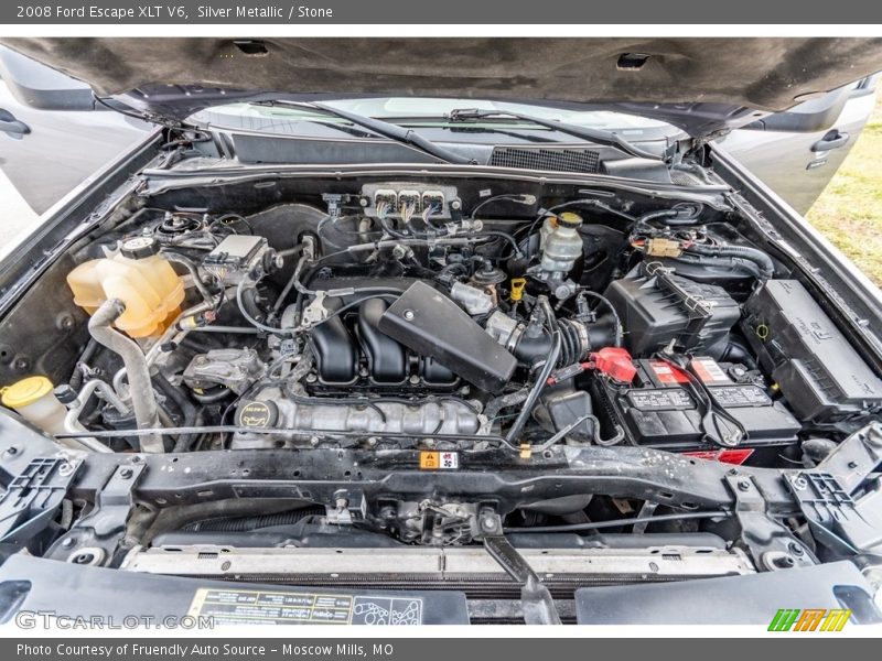 Silver Metallic / Stone 2008 Ford Escape XLT V6
