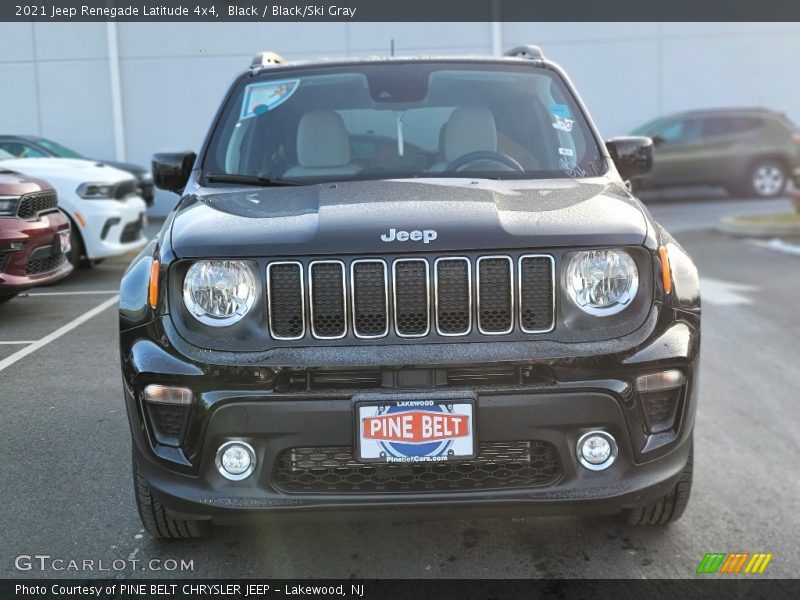 Black / Black/Ski Gray 2021 Jeep Renegade Latitude 4x4