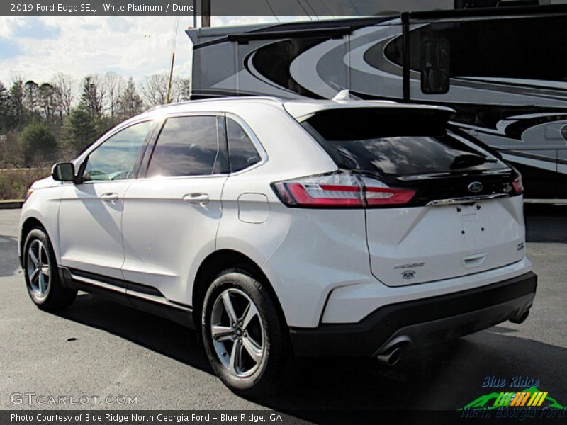 White Platinum / Dune 2019 Ford Edge SEL