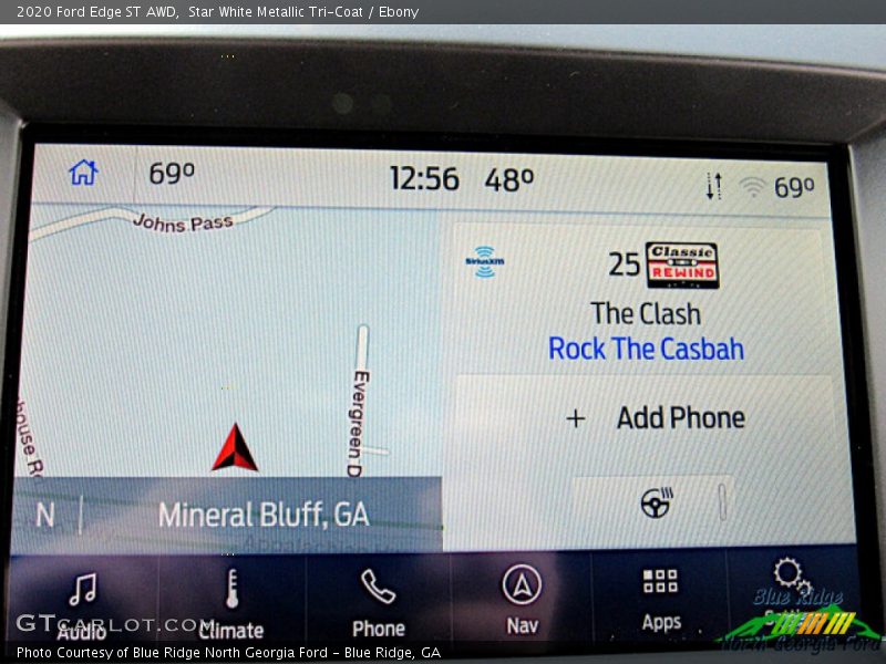 Star White Metallic Tri-Coat / Ebony 2020 Ford Edge ST AWD