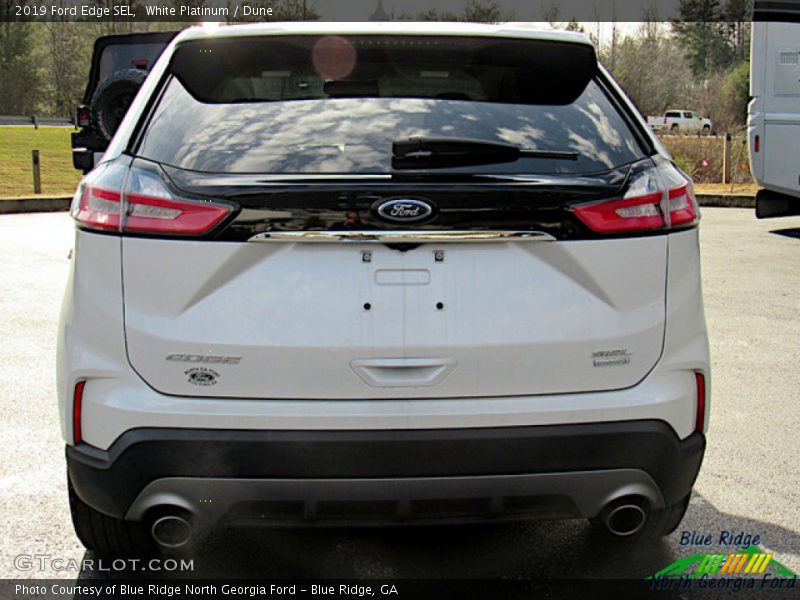 White Platinum / Dune 2019 Ford Edge SEL