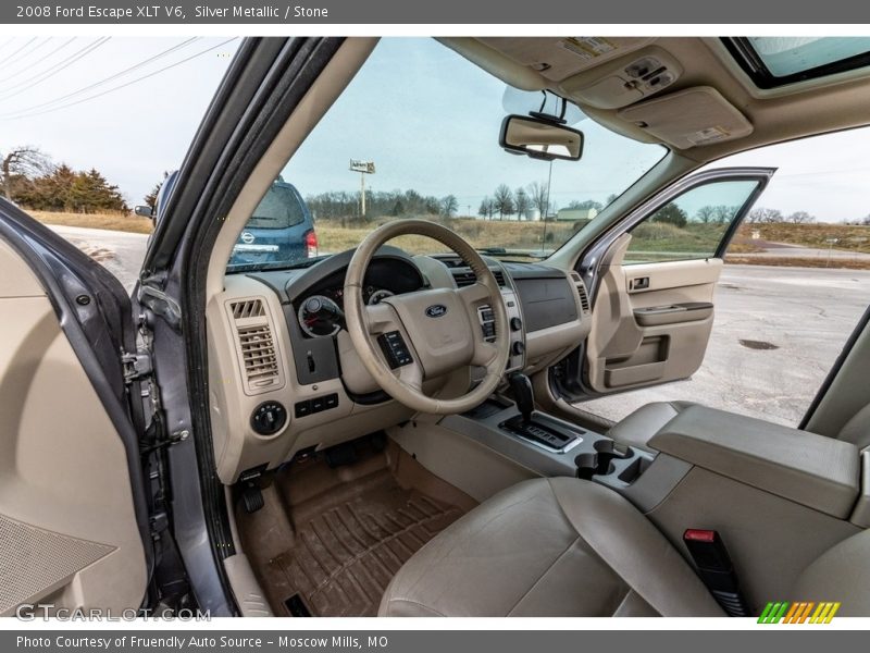 Silver Metallic / Stone 2008 Ford Escape XLT V6