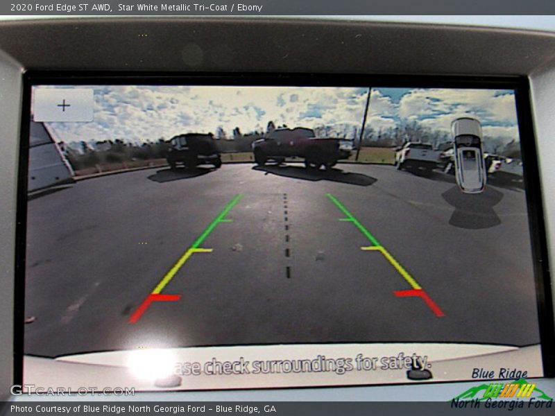 Star White Metallic Tri-Coat / Ebony 2020 Ford Edge ST AWD