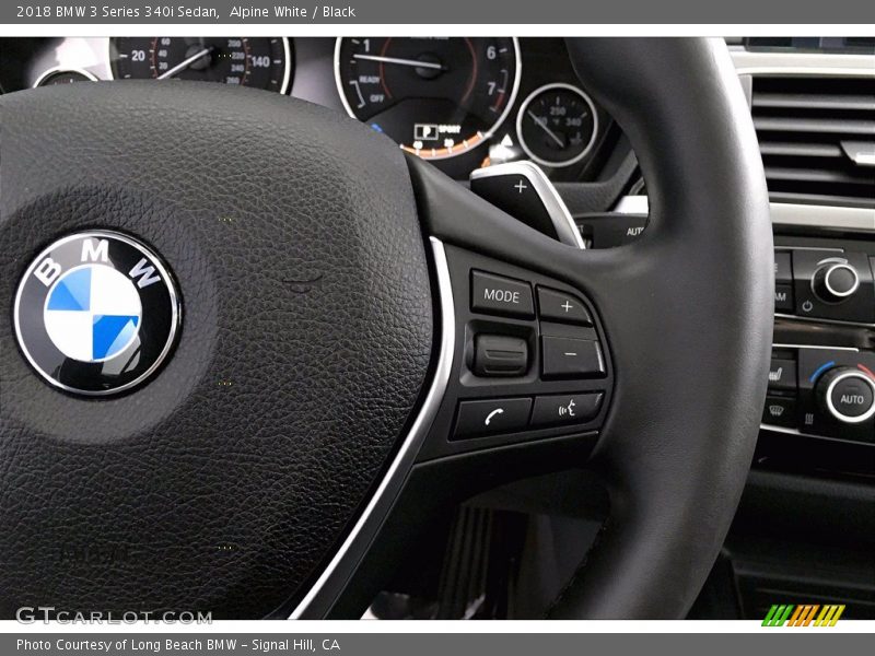 Alpine White / Black 2018 BMW 3 Series 340i Sedan