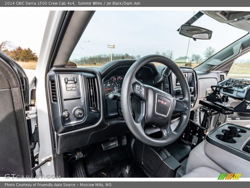 Summit White / Jet Black/Dark Ash 2014 GMC Sierra 1500 Crew Cab 4x4