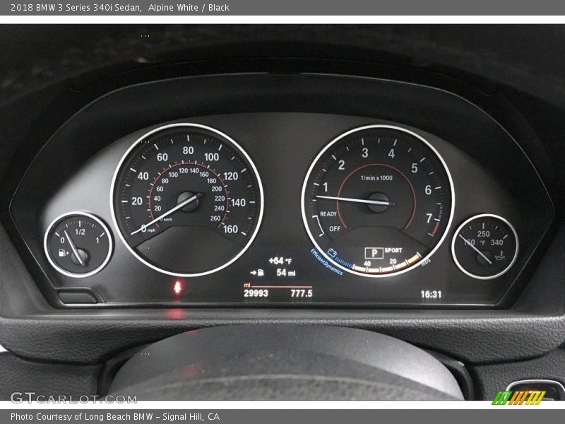 Alpine White / Black 2018 BMW 3 Series 340i Sedan