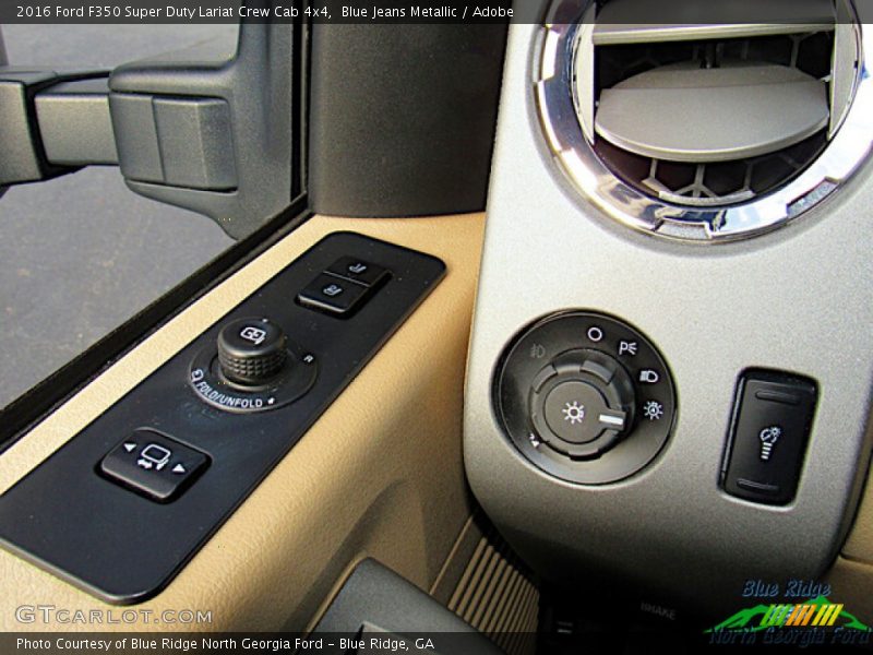 Blue Jeans Metallic / Adobe 2016 Ford F350 Super Duty Lariat Crew Cab 4x4