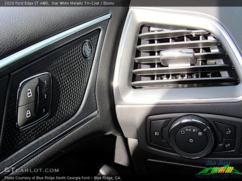 Star White Metallic Tri-Coat / Ebony 2020 Ford Edge ST AWD