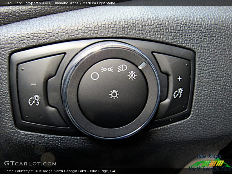 Diamond White / Medium Light Stone 2020 Ford EcoSport S 4WD
