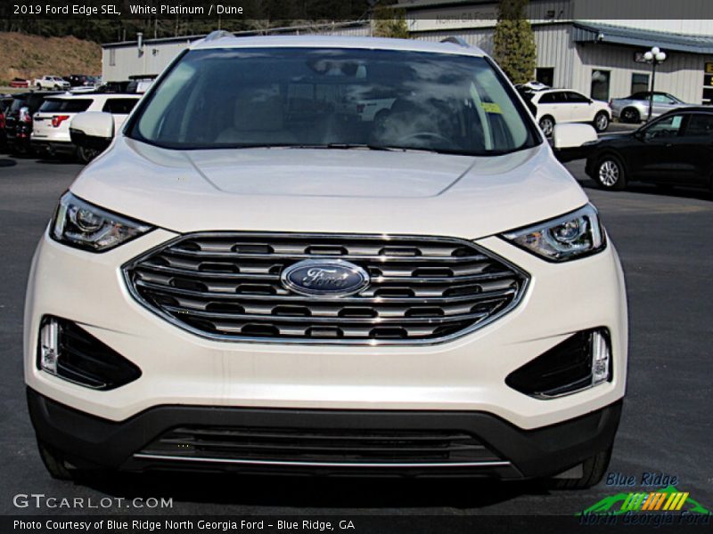 White Platinum / Dune 2019 Ford Edge SEL