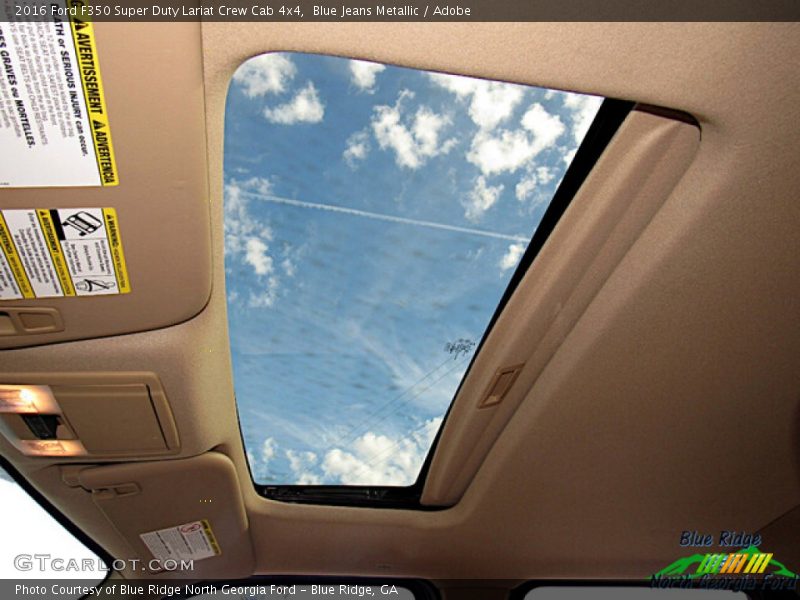 Blue Jeans Metallic / Adobe 2016 Ford F350 Super Duty Lariat Crew Cab 4x4