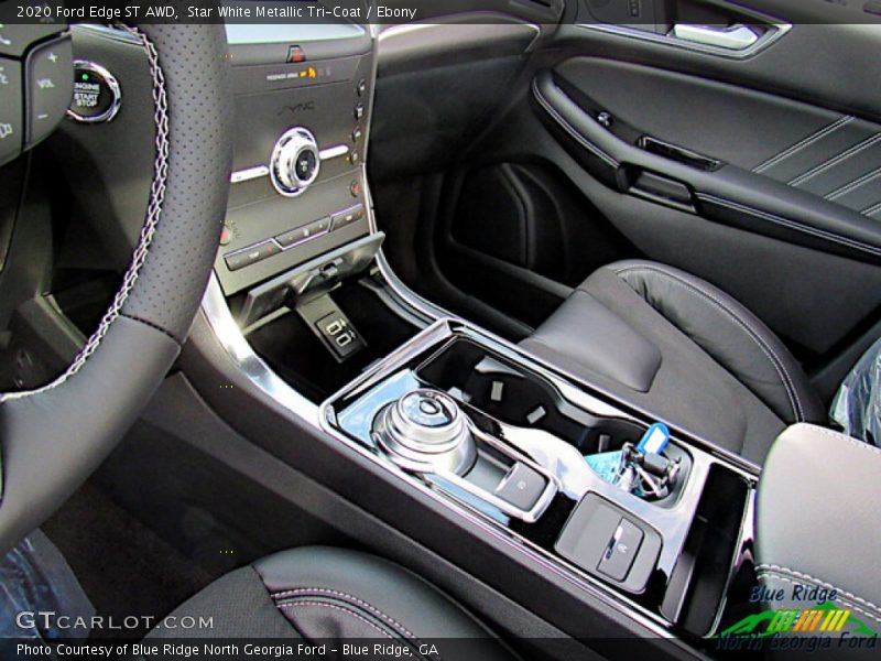 Star White Metallic Tri-Coat / Ebony 2020 Ford Edge ST AWD
