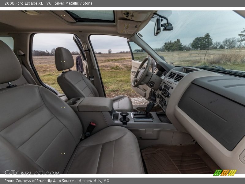 Silver Metallic / Stone 2008 Ford Escape XLT V6