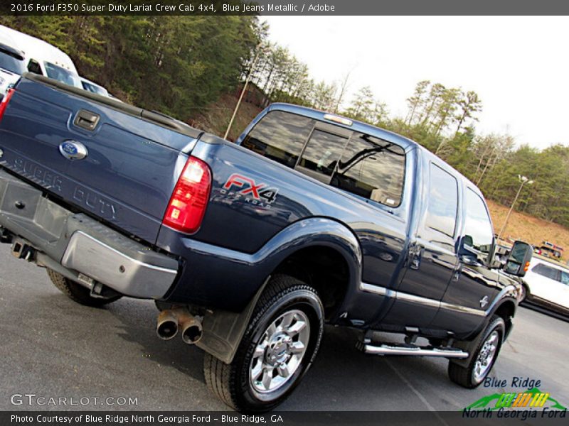 Blue Jeans Metallic / Adobe 2016 Ford F350 Super Duty Lariat Crew Cab 4x4