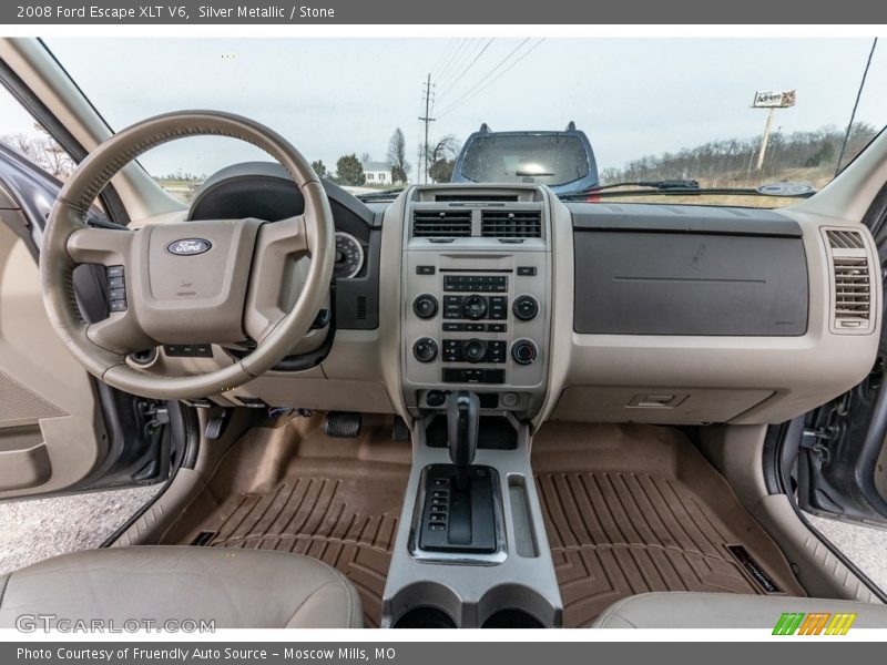 Silver Metallic / Stone 2008 Ford Escape XLT V6