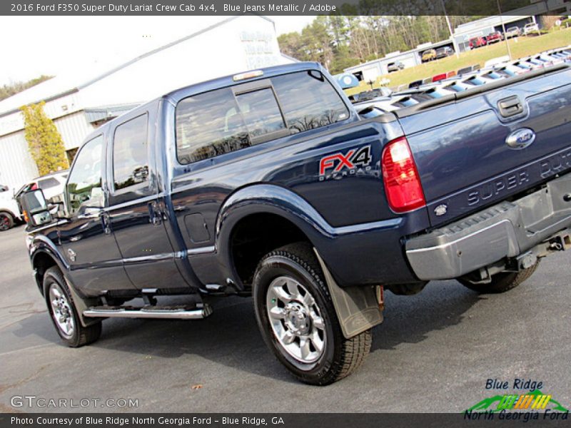 Blue Jeans Metallic / Adobe 2016 Ford F350 Super Duty Lariat Crew Cab 4x4
