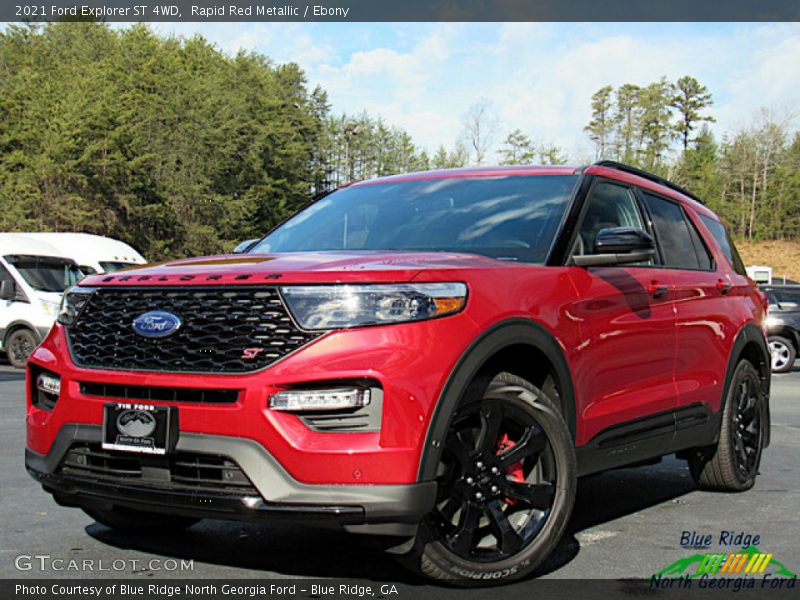 Rapid Red Metallic / Ebony 2021 Ford Explorer ST 4WD