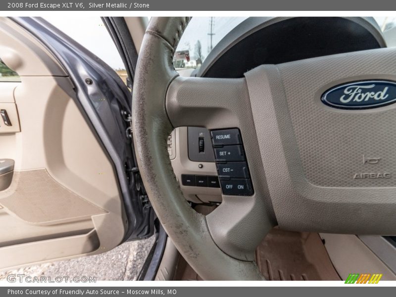 Silver Metallic / Stone 2008 Ford Escape XLT V6