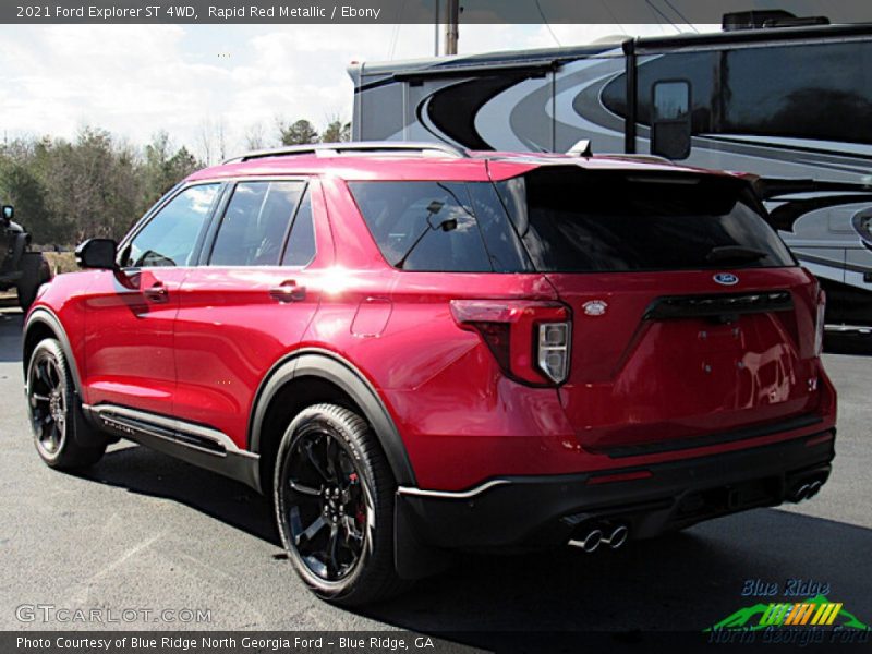 Rapid Red Metallic / Ebony 2021 Ford Explorer ST 4WD