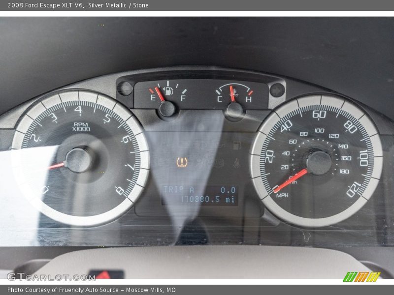 Silver Metallic / Stone 2008 Ford Escape XLT V6