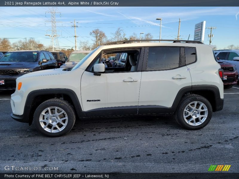 Alpine White / Black/Ski Gray 2021 Jeep Renegade Latitude 4x4