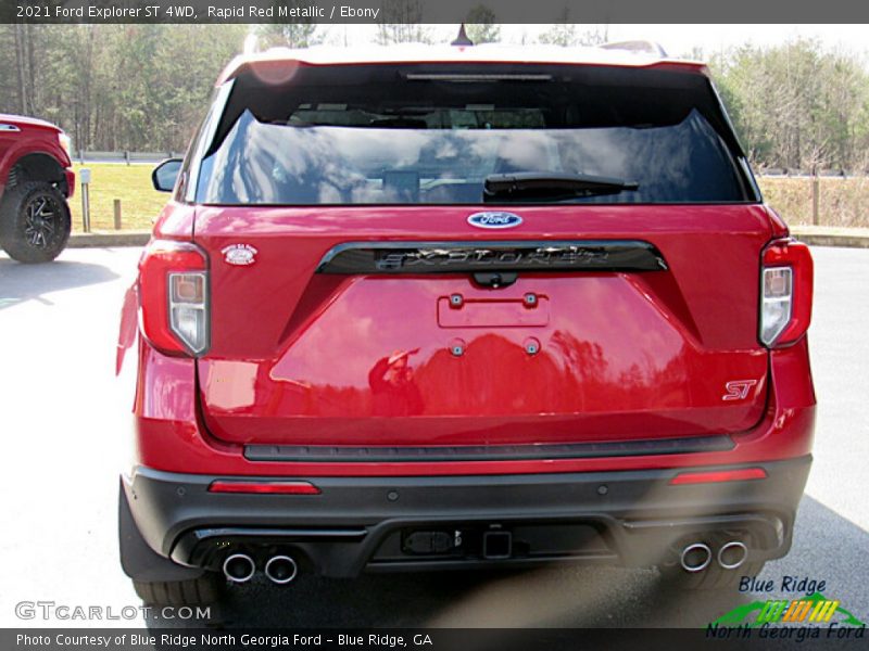 Rapid Red Metallic / Ebony 2021 Ford Explorer ST 4WD