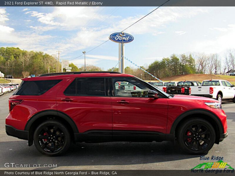 Rapid Red Metallic / Ebony 2021 Ford Explorer ST 4WD