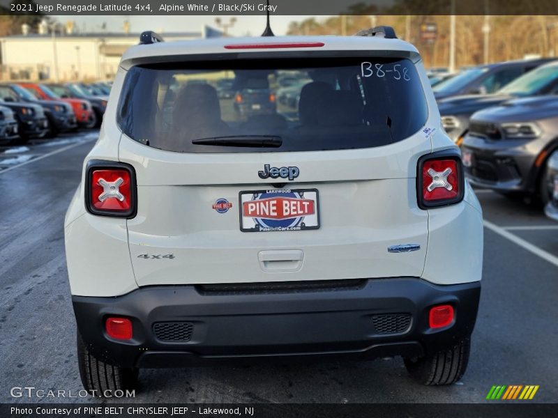 Alpine White / Black/Ski Gray 2021 Jeep Renegade Latitude 4x4