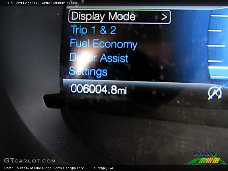 White Platinum / Dune 2019 Ford Edge SEL