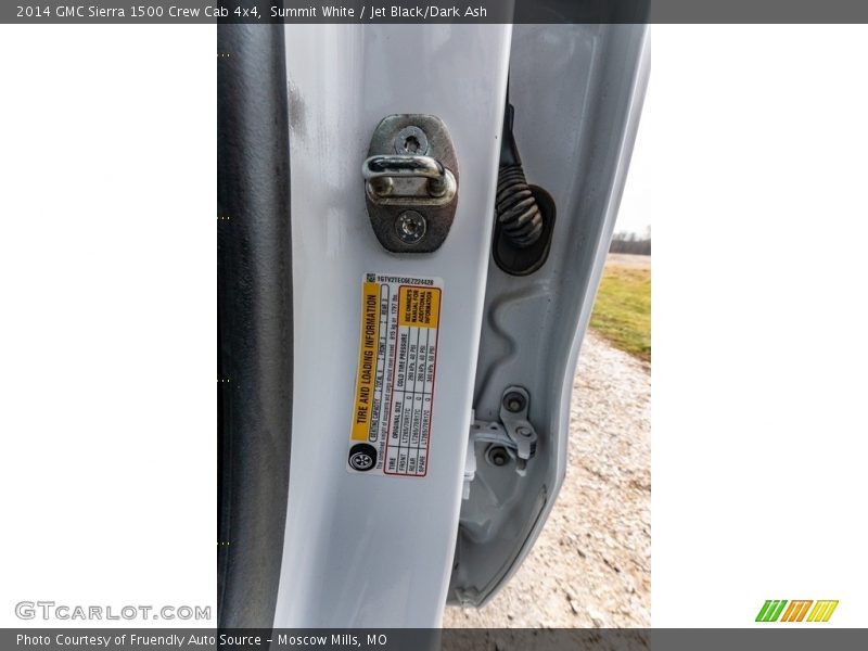 Summit White / Jet Black/Dark Ash 2014 GMC Sierra 1500 Crew Cab 4x4